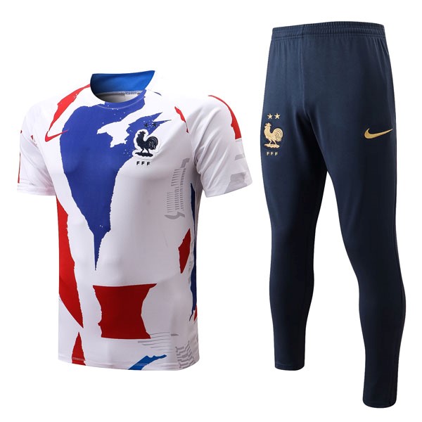 Trikot Frankreich Komplett-Set 2022-2023 Blau Weiß Rote